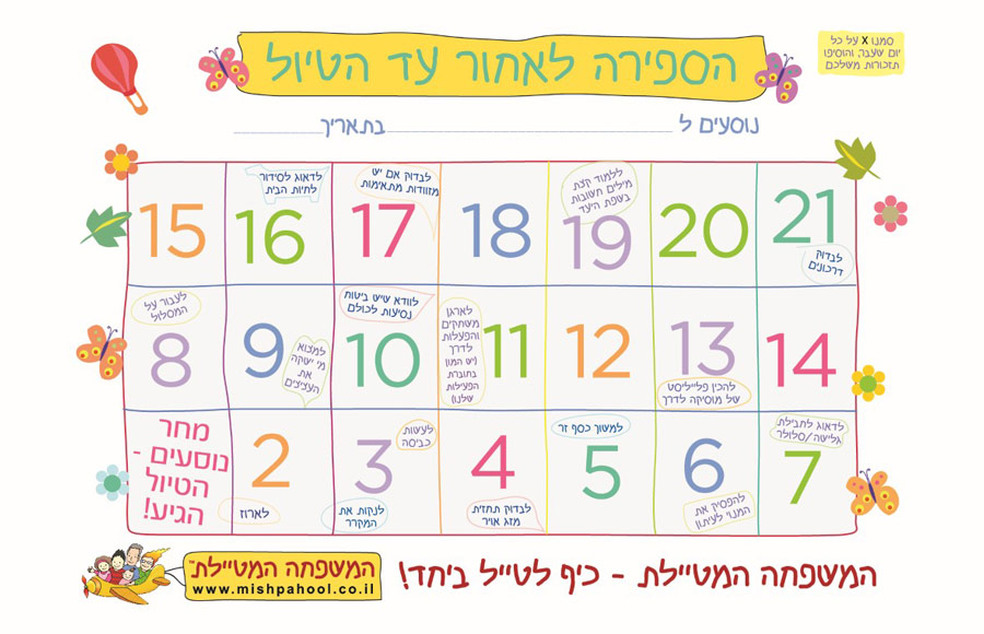 7 טיפים להכנת הילדים לקראת הטיול